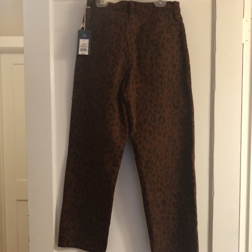 Universal Thread Vintage animal print high rise cropped jeans